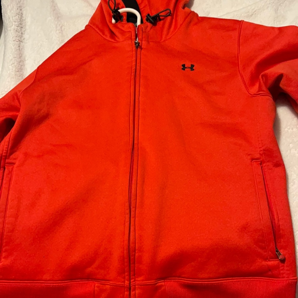 Red under armor hoodie never worn